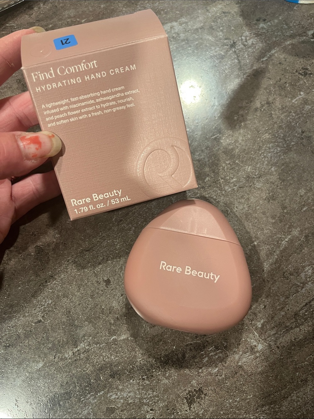 Rare Beauty Find Comfort Hydrating Hand Cream - Dusty Rose